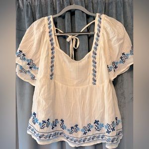 Embroidered Top